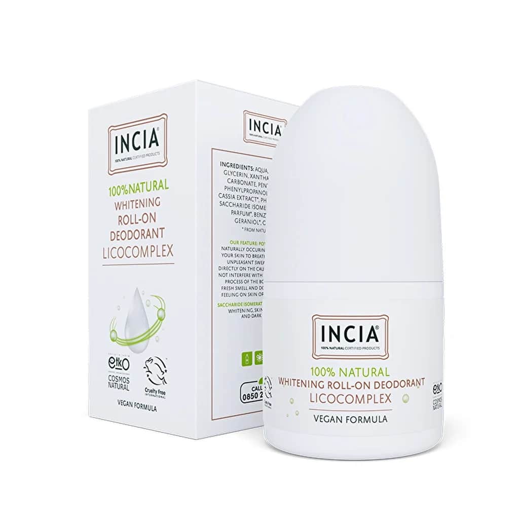 INCIA Whitening Natur Roll-On Deodorant 50ml