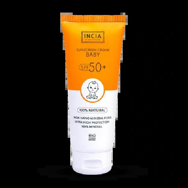 INCIA Baby Sonnencreme SPF 50 - 100% natürliche Schutz 100ml