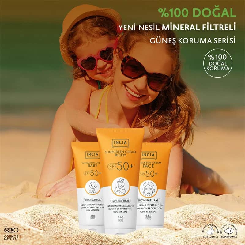 INCIA Natürliche Baby-Sonnencreme SPF 50 - Sanft &amp; Sicher 50ml