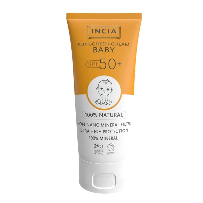 INCIA Natürliche Baby-Sonnencreme SPF 50 - Sanft &amp; Sicher 50ml