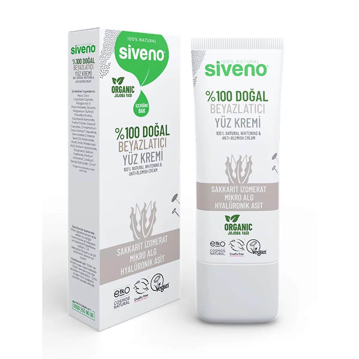 Siveno Natürliche Aufhellende Gesichtscreme 30ml