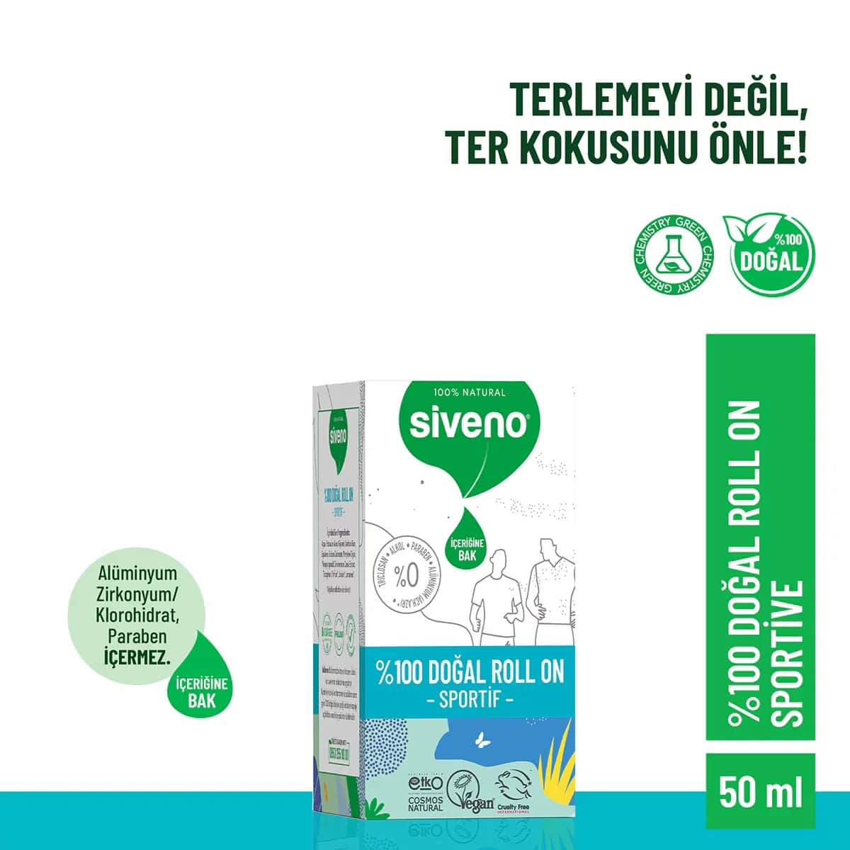 Siveno Natürlicher Sport Roll-On 50ml