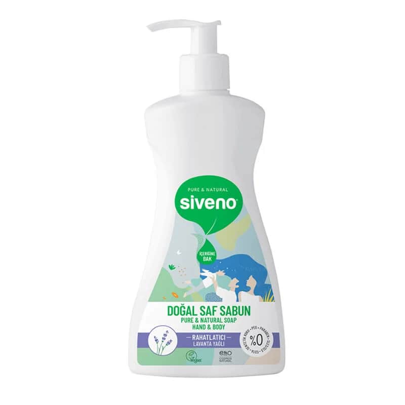 Siveno 300ml Lavendelöl Flüssigseife - Entspannender Reiniger