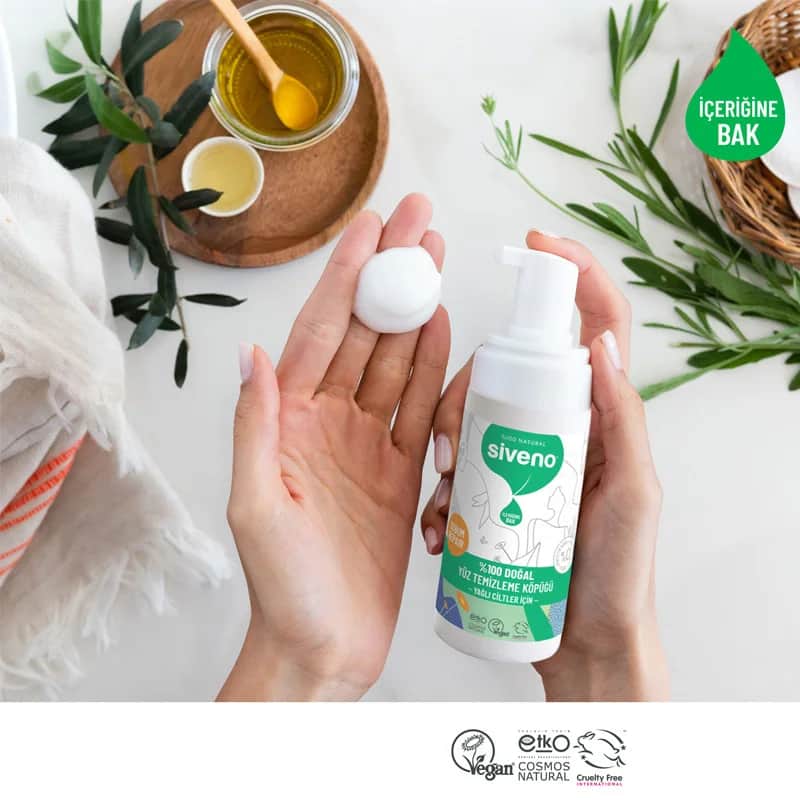 Siveno Natürlicher Gesichtreinigungs-Schaum 100ml