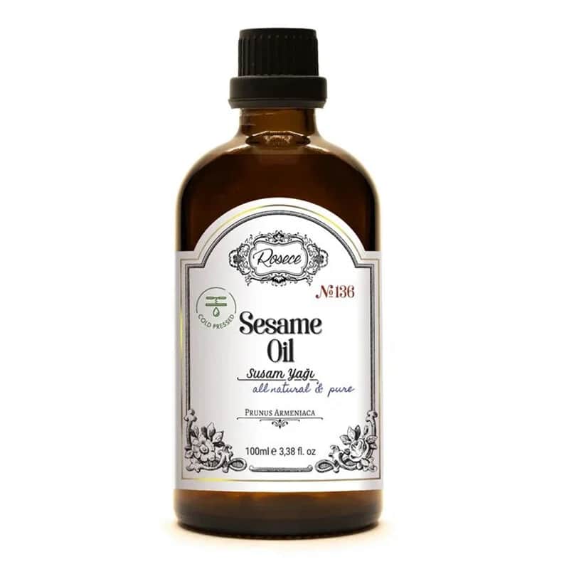 Rosece 100ml Bio-Sesamöl - Kaltgepresst &amp; Rein