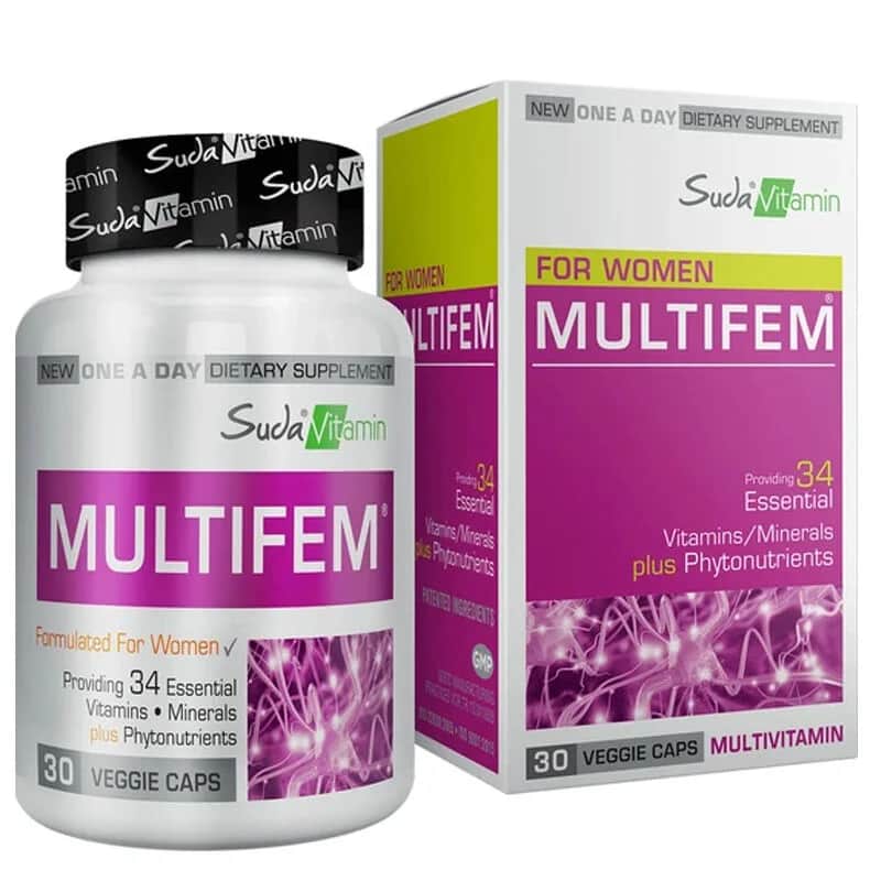 Suda Vitamin Multifem Frauen Kräuter-Multivitamin 30 Kapseln