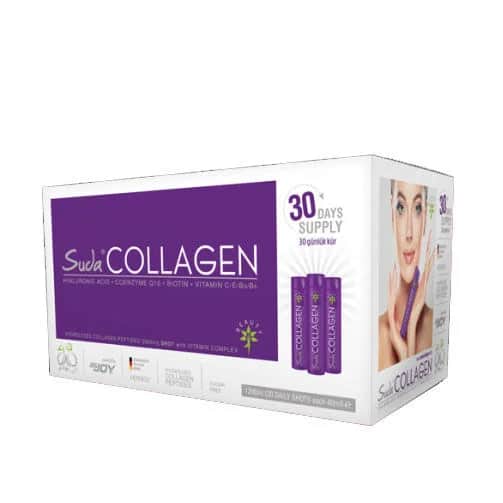 Suda Kollagen Ergänzung - Pflaumen Geschmack, 30x40ml
