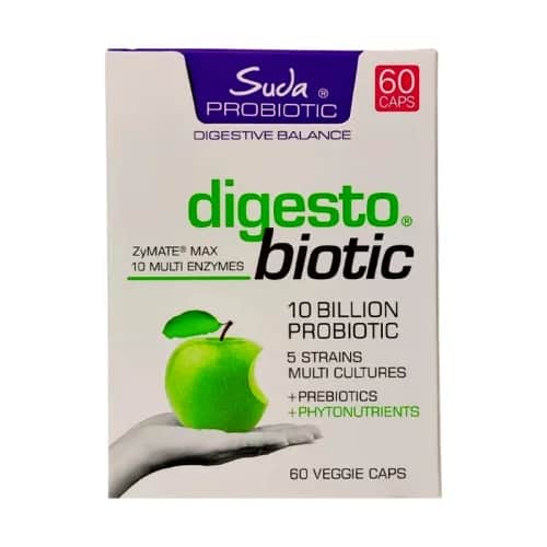 Suda Digestobiotikum Probiotisches Nahrungsergänzungsmittel - 60 Kapseln