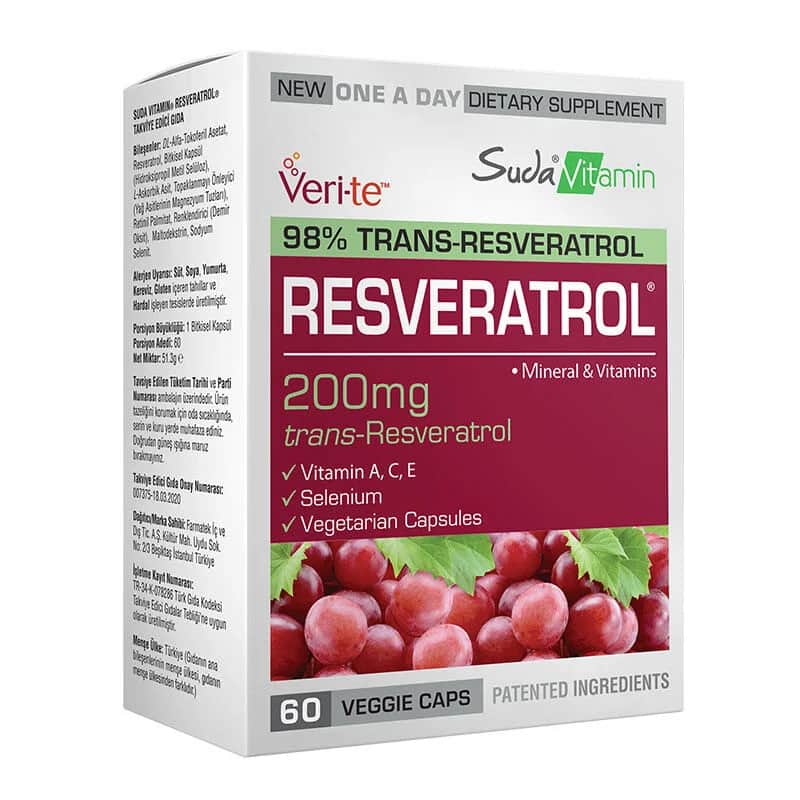 Suda Vitamin Resveratrol 60 Kapseln