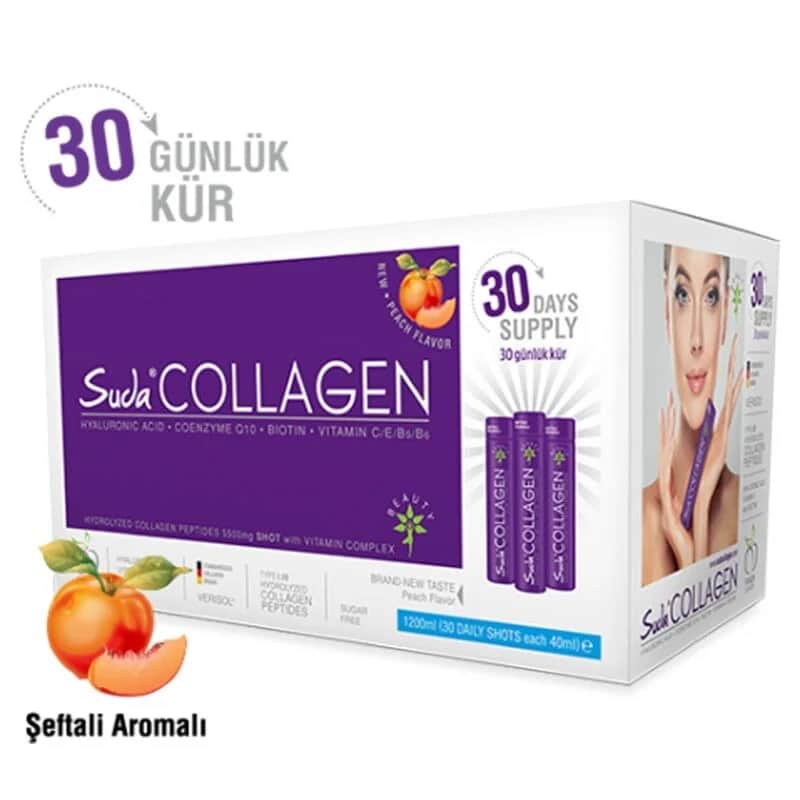 Suda Pfirsich Kollagen Ergänzung - 30x40ml