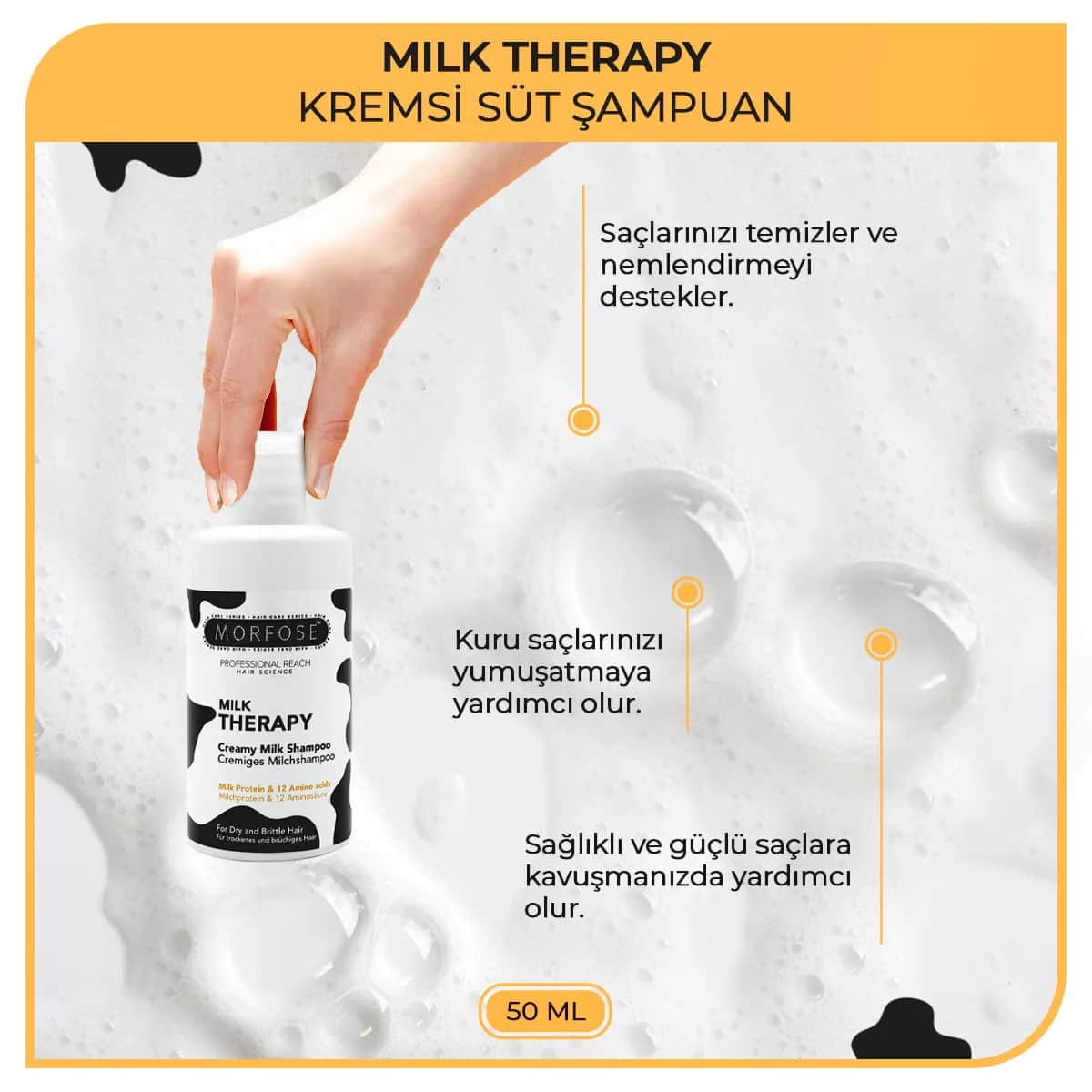 Morfose Milk Therapy Cremeshampoo 50ml