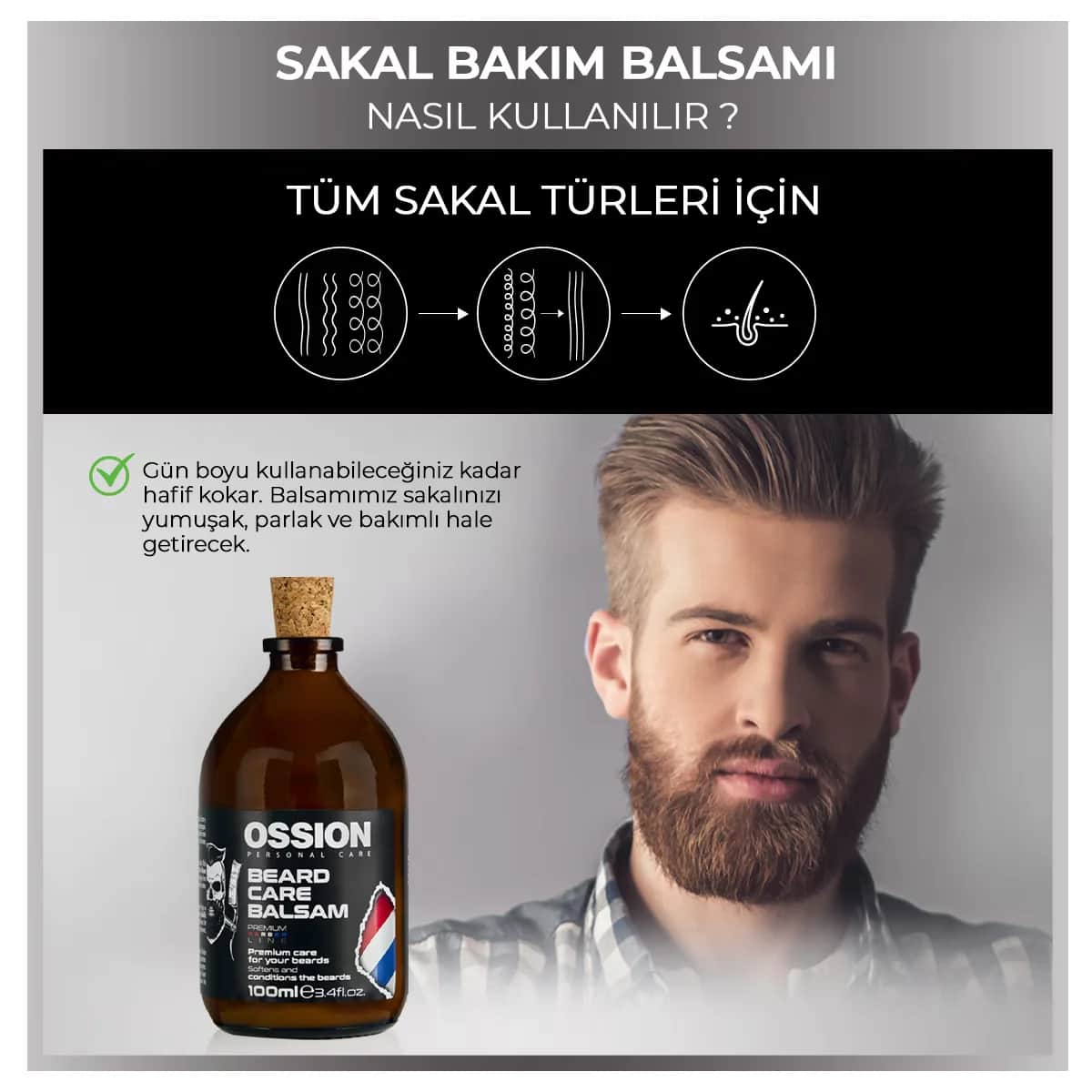 Ossion Herren Bartbalsam 100ml