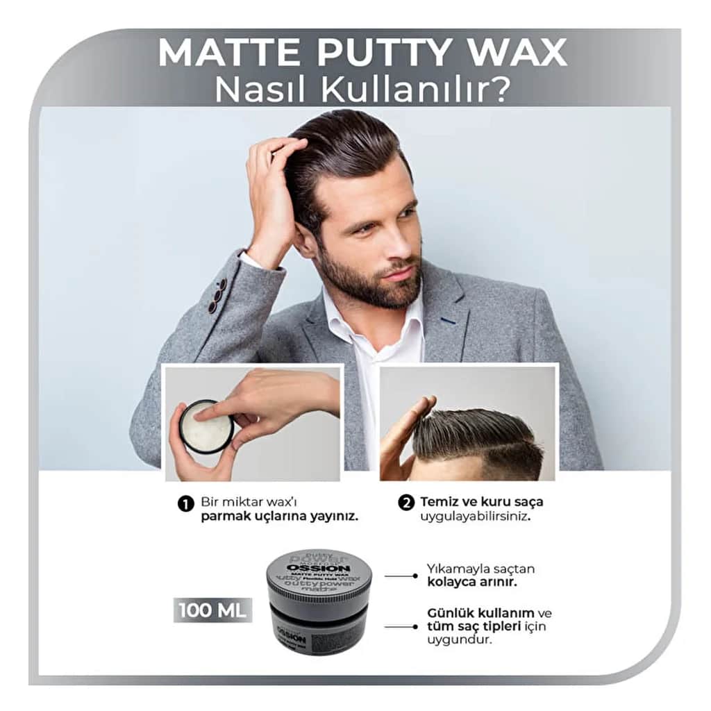 Morfose Ossion Matte Putty Wax 100ml