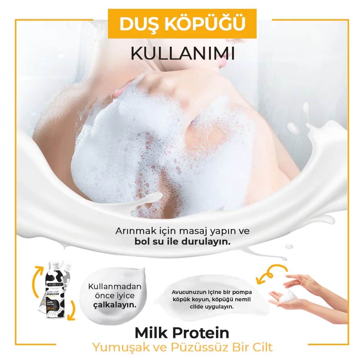 Morfose Milchtherapie Duschschaum 200ml