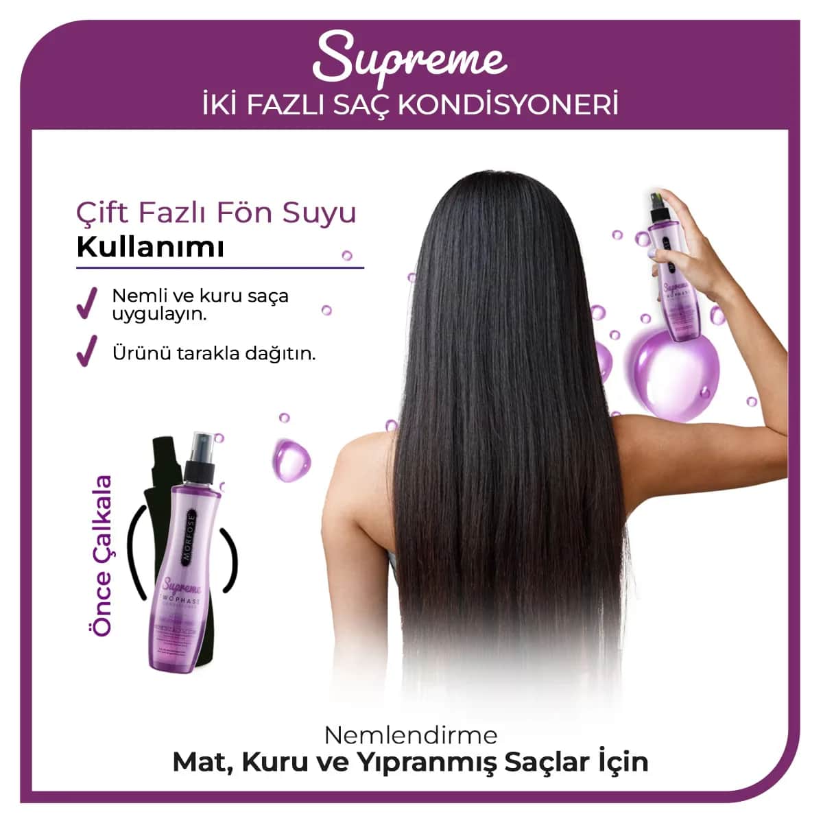 Morfose Supreme Blow Dry Wasser - Ceramid &amp; Biotin 240ml