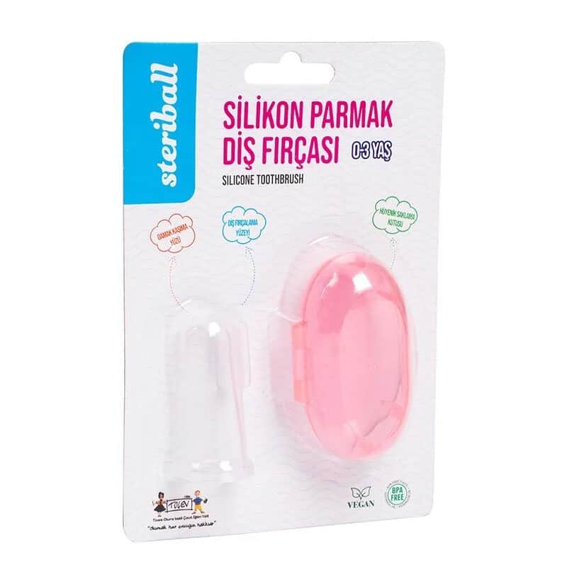 Steriball Silikonfingerbürste für effektive Mundhygiene