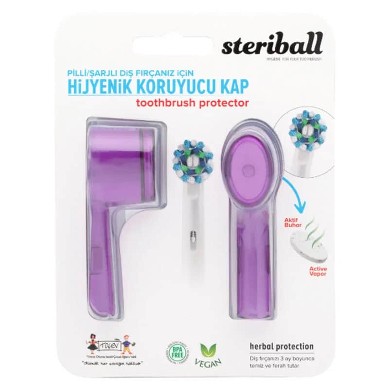 Steriball Hygienischer Zahnbürstenbehälter für Reisen