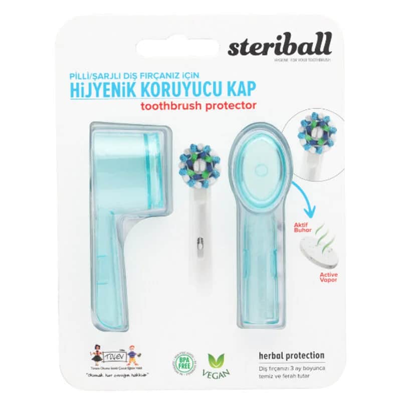 Steriball Hygienischer Zahnbürstenbehälter für Reisen