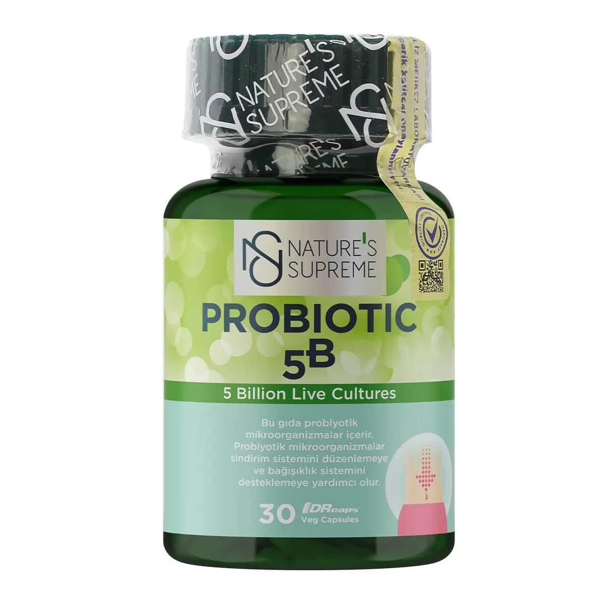 Natur's Supreme Probiotikum 5B - 10B CFU, 30 Kapseln