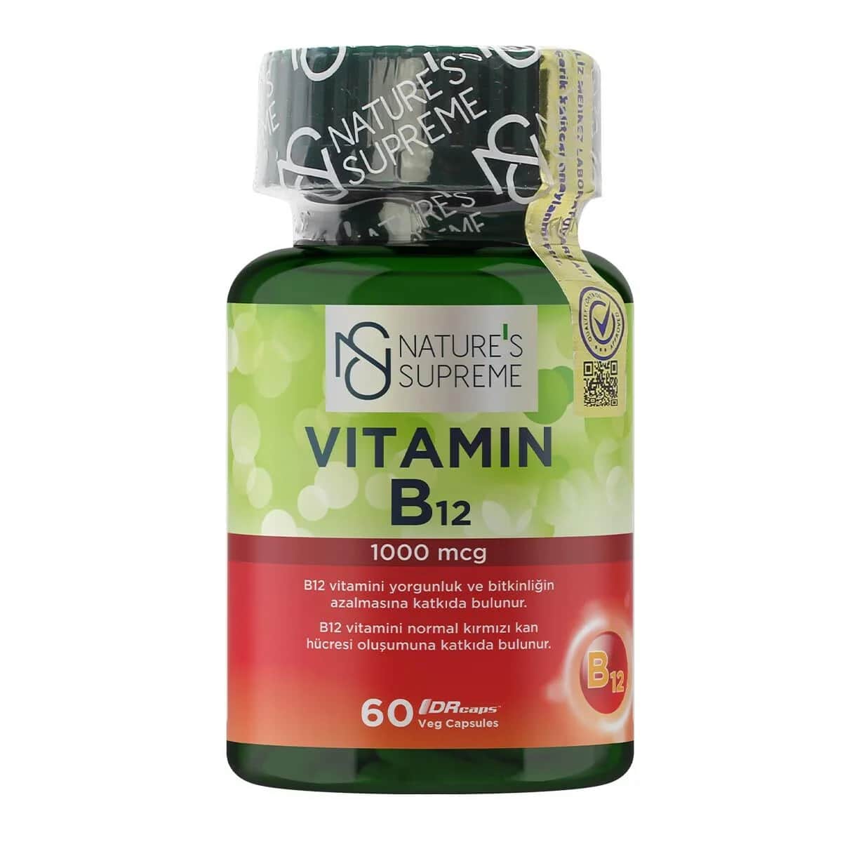 Nature's Supreme Vitamin B12 1000 Mcg