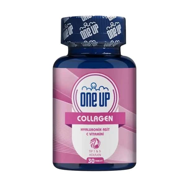 One Up Kollagen- und Hyaluronsäure-Tabletten - 1000mg