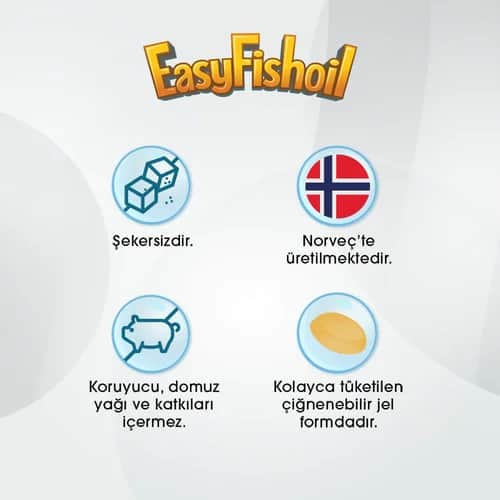 EasyVit EasyFishOil KaTabletten mit Omega 3 - 30 Stück