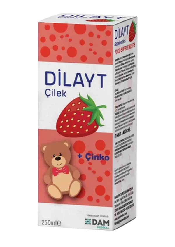 Dam Dilayt Erdbeer Flüssigpräparat 250 ml