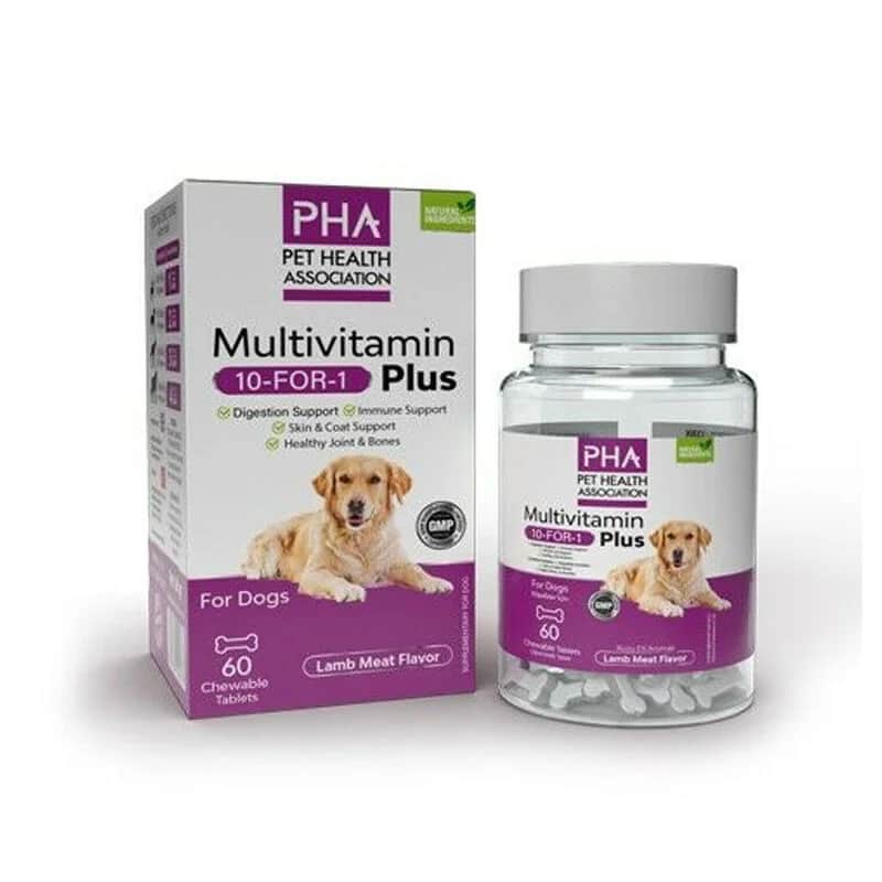 PHA Multivitamin Plus für Haustiere - 60 Nahrungsergänzungstabletten