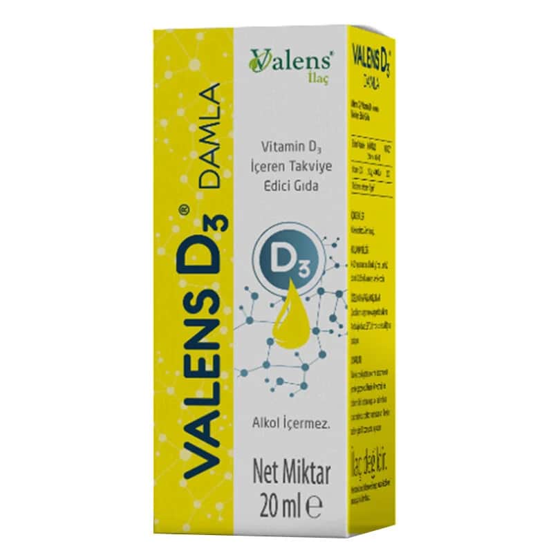 Valens D3 Tropfen 20 ml - Vitamin D für starke Immunität steigern