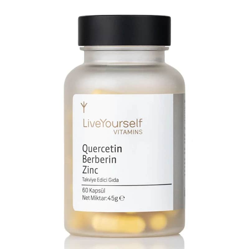 LiveYourself Quercetin &amp; Berberin Nahrungsergänzungsmittel - 60 Kapseln
