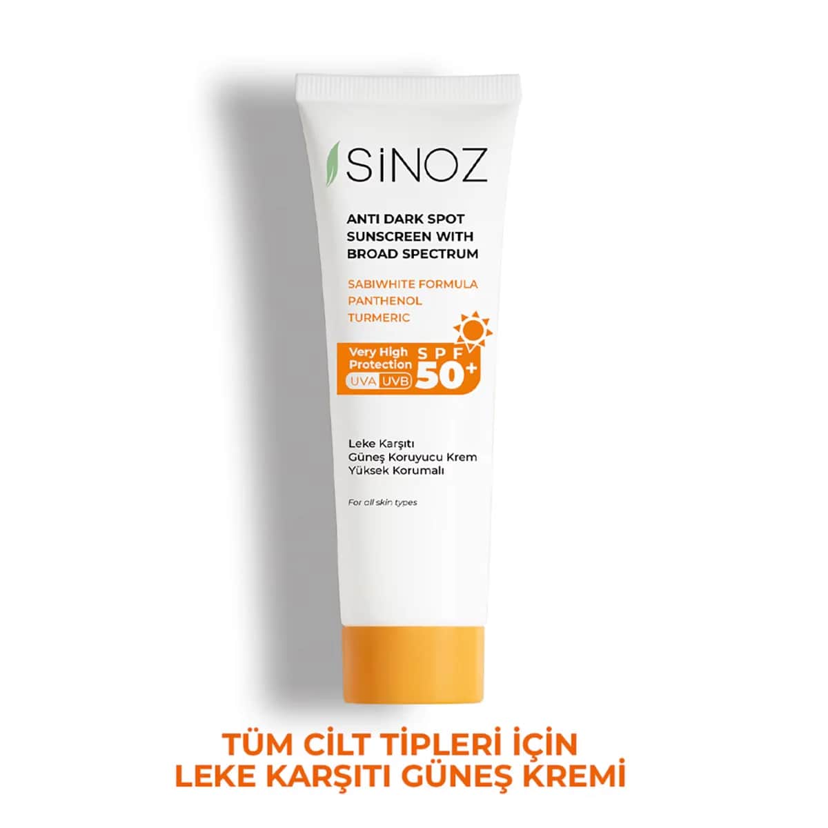 Sinoz SPF 50+ Fleckenreduzierende Sonnencreme, 50 ml