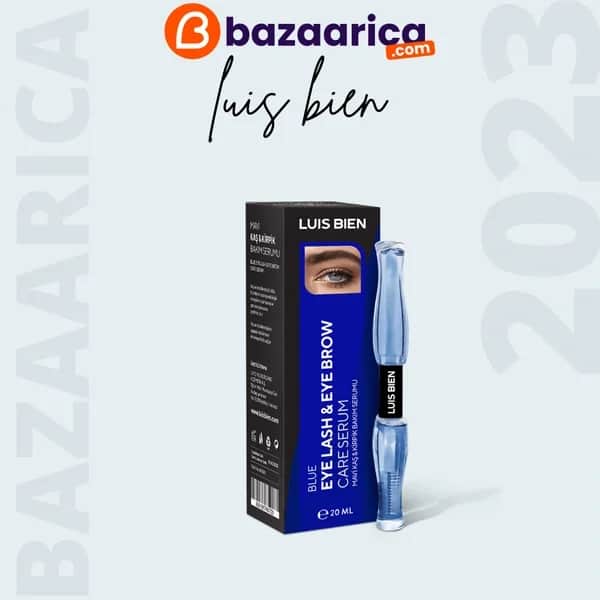 Luis Bien Blaues Augenbrauen- und Wimpernserum | Nähren &amp; Verbessern 20ml