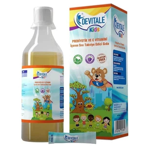 Devitale Kids Präbiotikum &amp; Vitamin C Flüssigpräparat 500ml