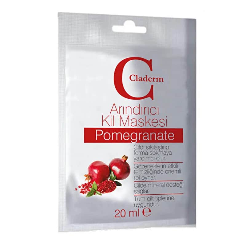 Granatapfel-Tonmaske 20ml von Claderm - Aufhellend &amp; Reinigend
