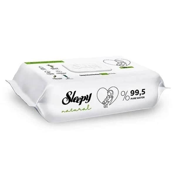Sleepy Natürliche Feuchttücher 90 Stück