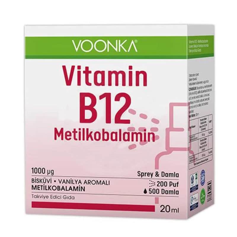 Voonka Vitamin B12 Methylcobalamin 1000 mcg