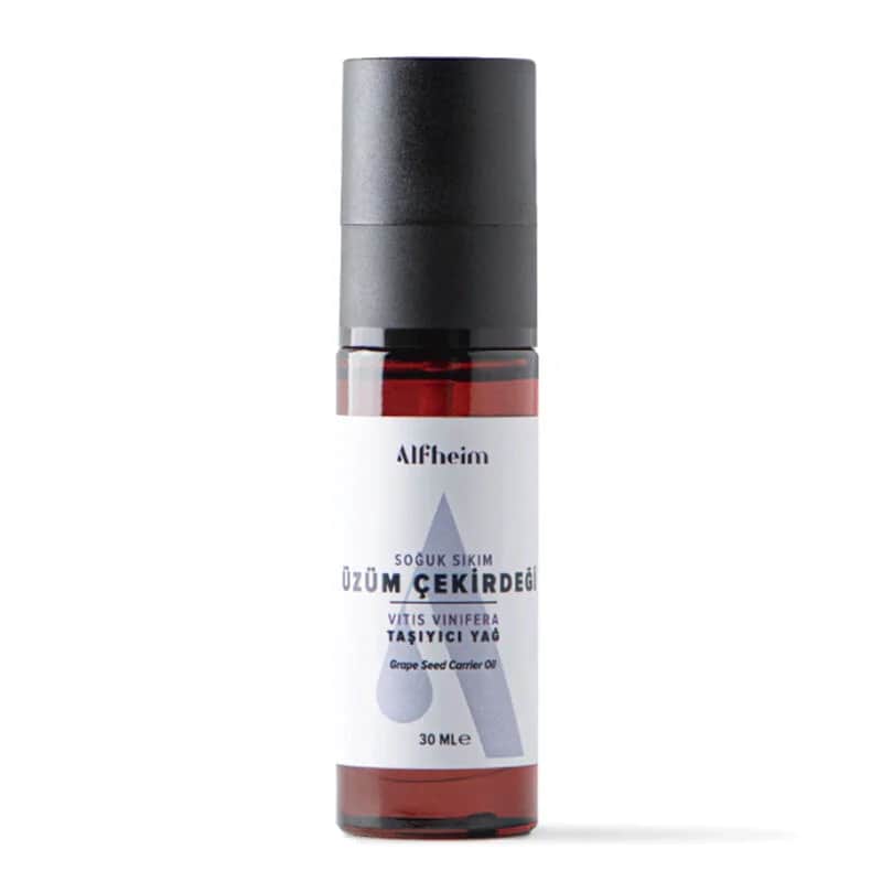 Alfheim Traubenkernöl 30ml - Rein, Kaltgepresst, Natürliche Hautpflege