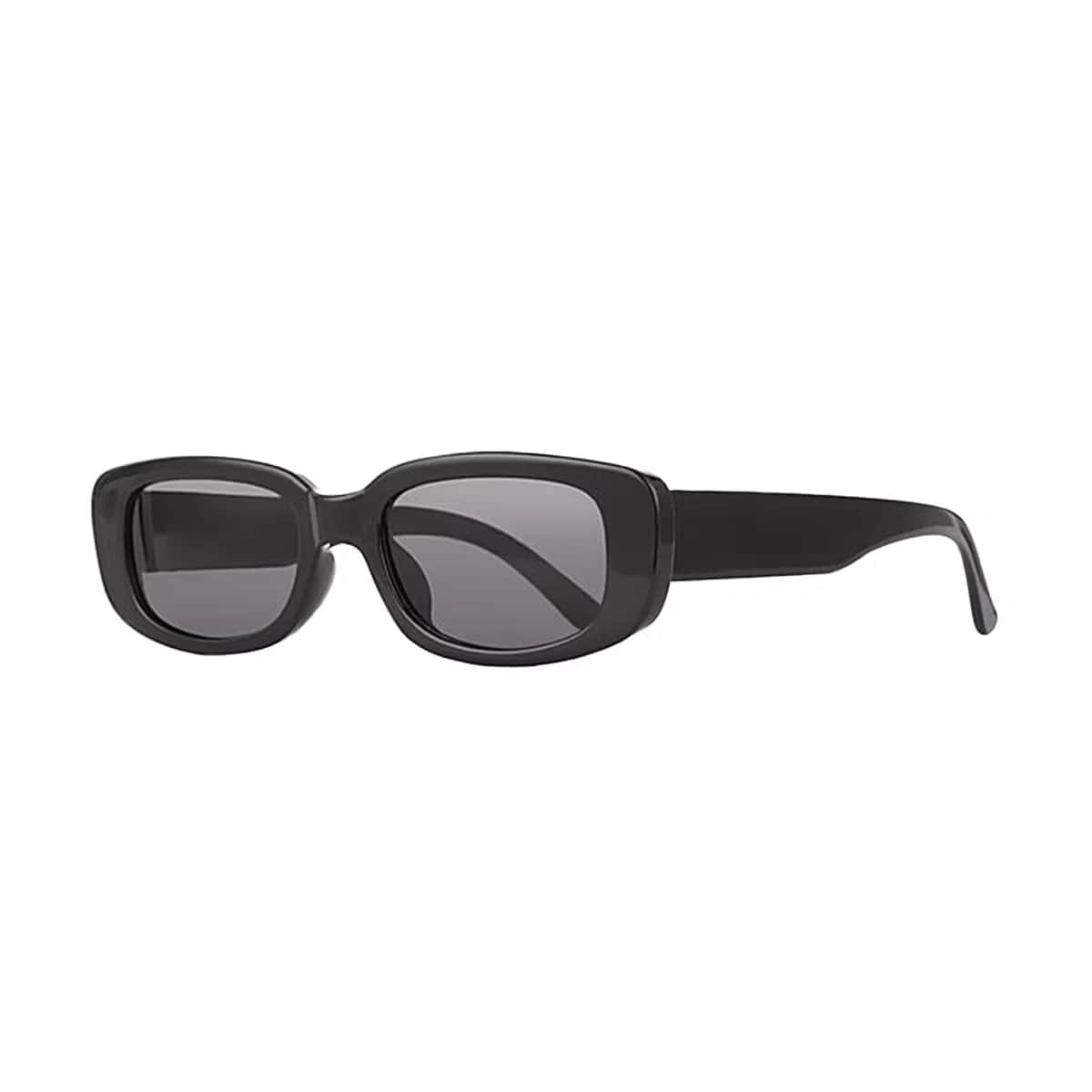 Aqua Di Polo Schwarze Rechteckige Damen Sonnenbrille APSI001601