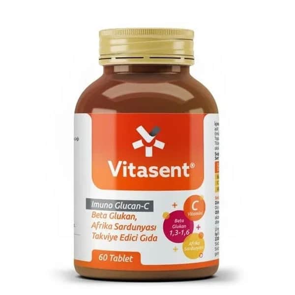 Vitasent Imuno Glucan C - Immununterstützung 60 Tabletten