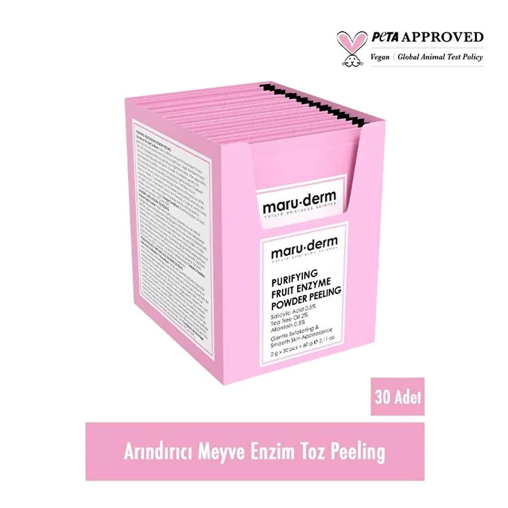 Maruderm Enzym-Pulverpeeling - reinigende Früchte 60g