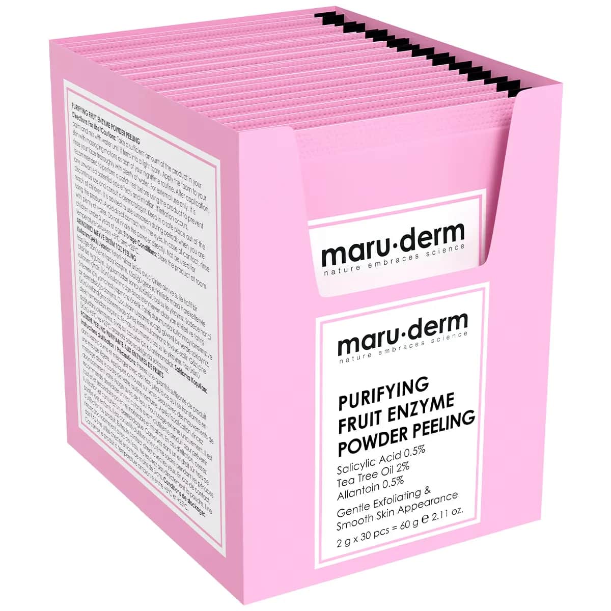 Maruderm Enzym-Pulverpeeling - reinigende Früchte 60g