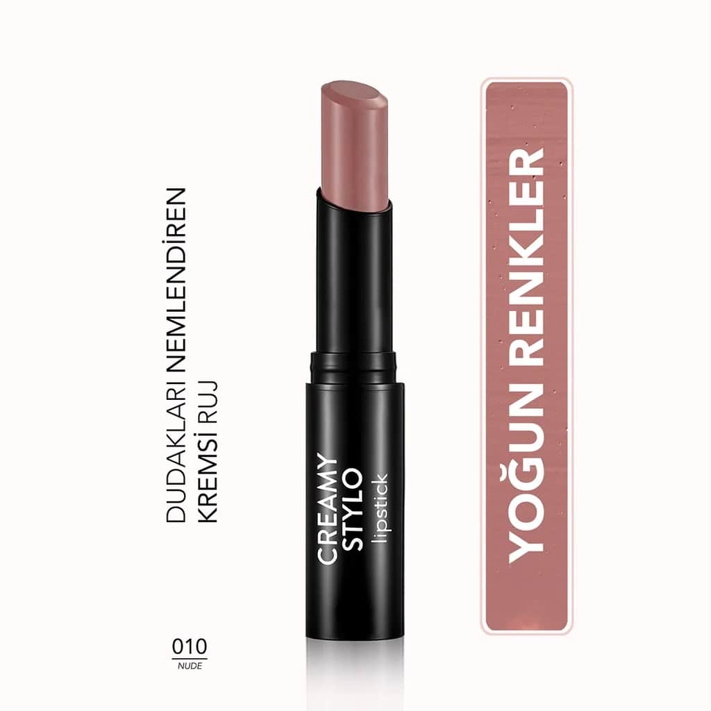 Flormar Cremiger Stylo Feuchtigkeitsspendender Lippenstift - 010 Nude Semi-Gloss