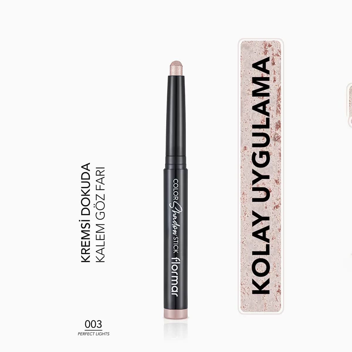 Flormar Color Shadow Stick - Perfect Lights Nr. 003, Schimmernder Lidschatten