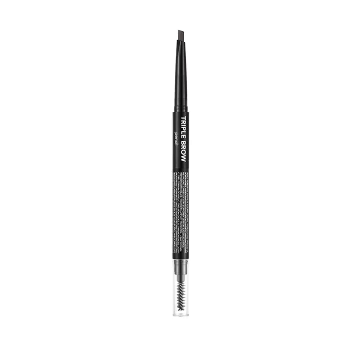 Flormar Triple Brow Pencil &amp; Brush - 3-in-1 Braun Makeup