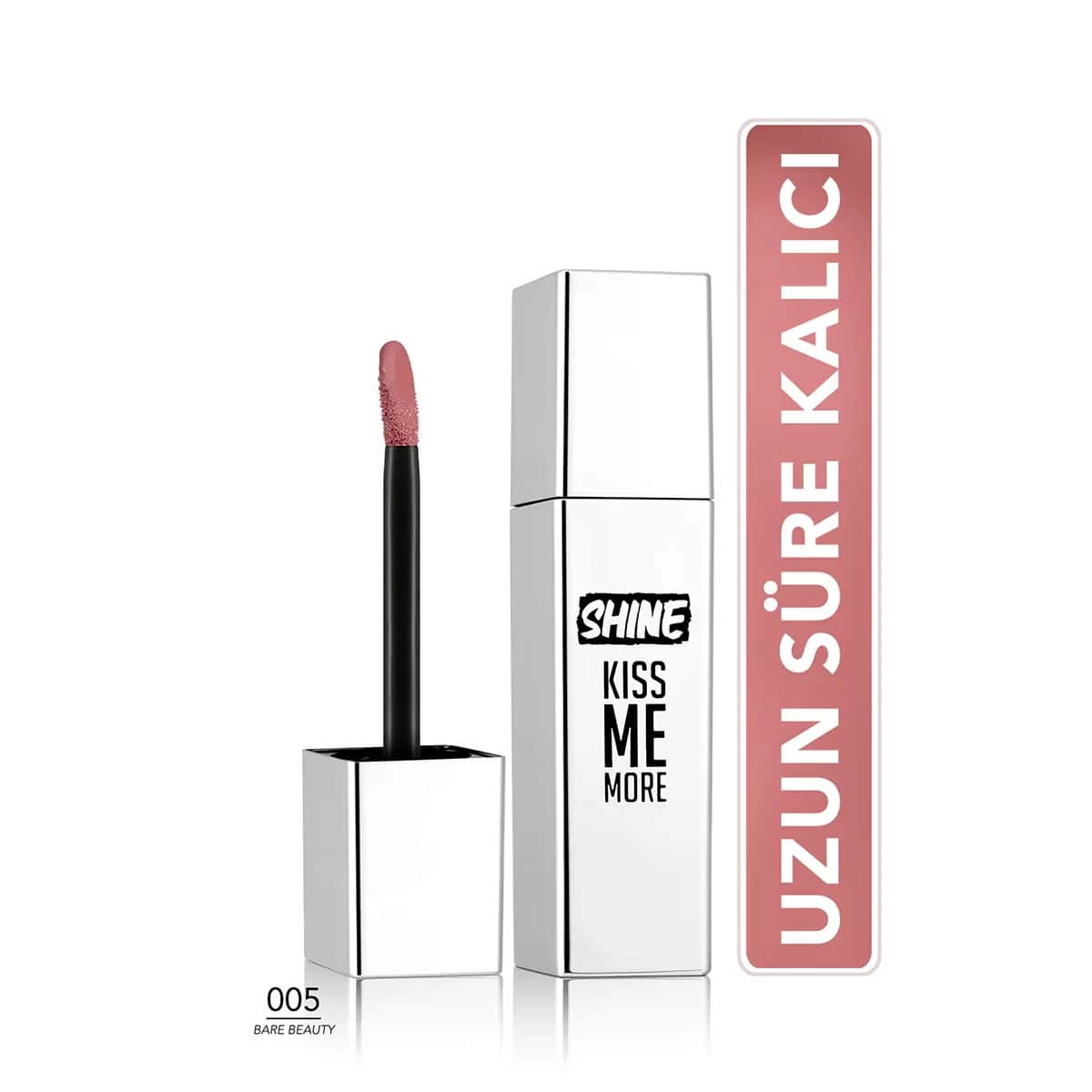 Flormar Shine Kiss Me More Flüssiger Lippenstift - 24HR Glanzfeuchtigkeit