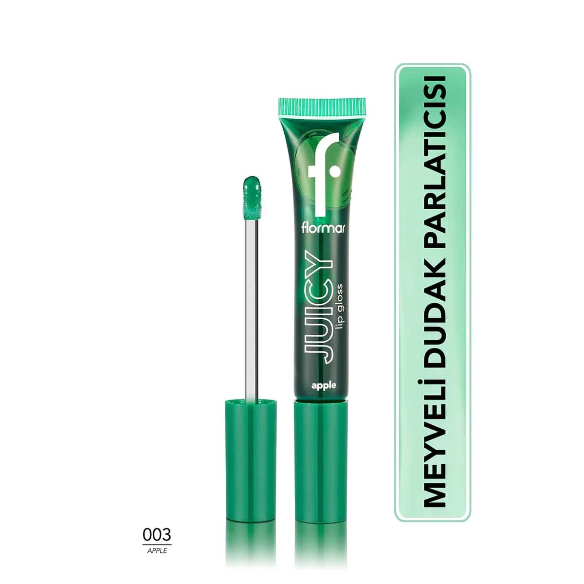 Flormar Juicy Lip Gloss 003 Apfel - Hydratischer Glanz &amp; Farbe