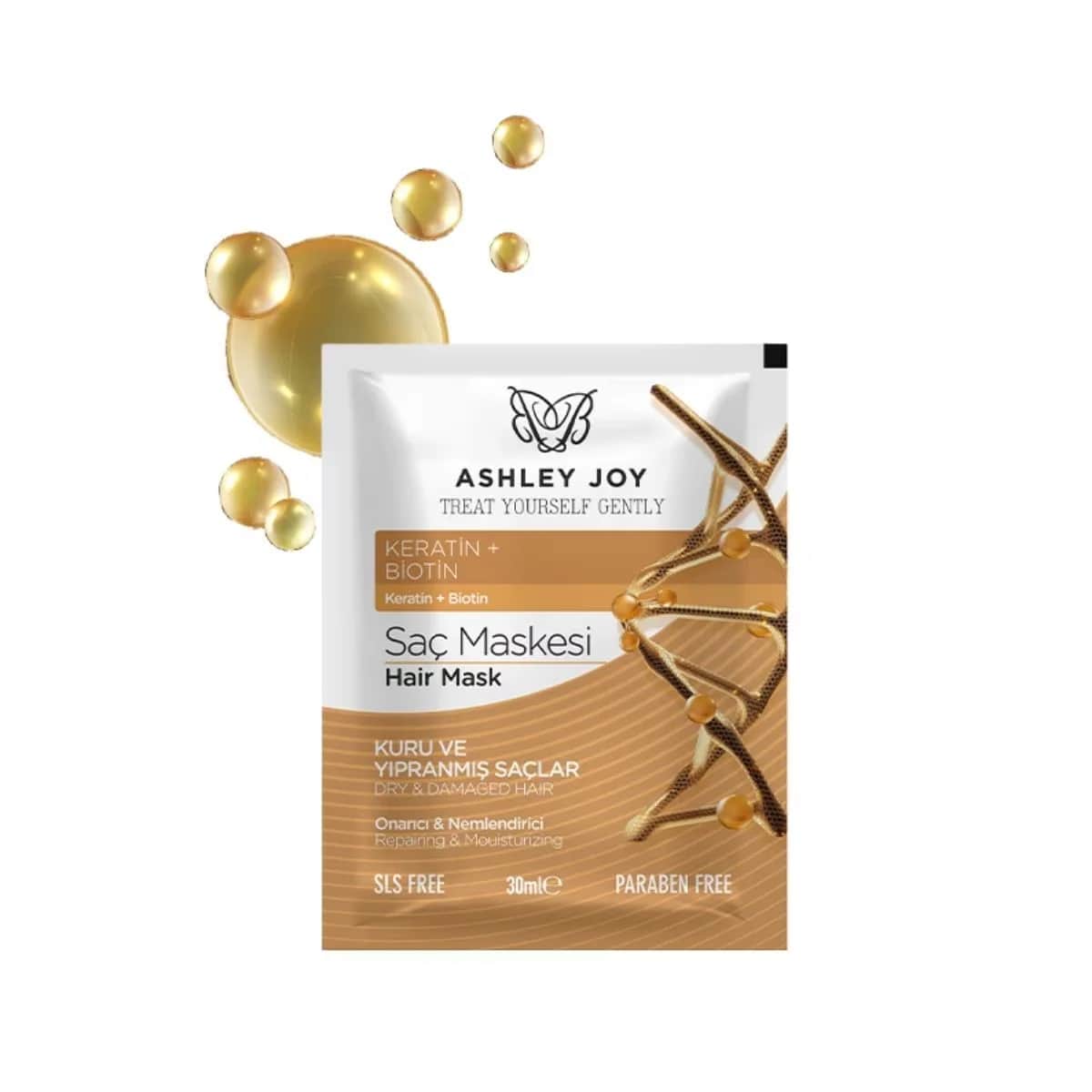 Ashley Joy 30ml Feuchtigkeitsspendende Haarkur für weiches, hydratisiertes Haar