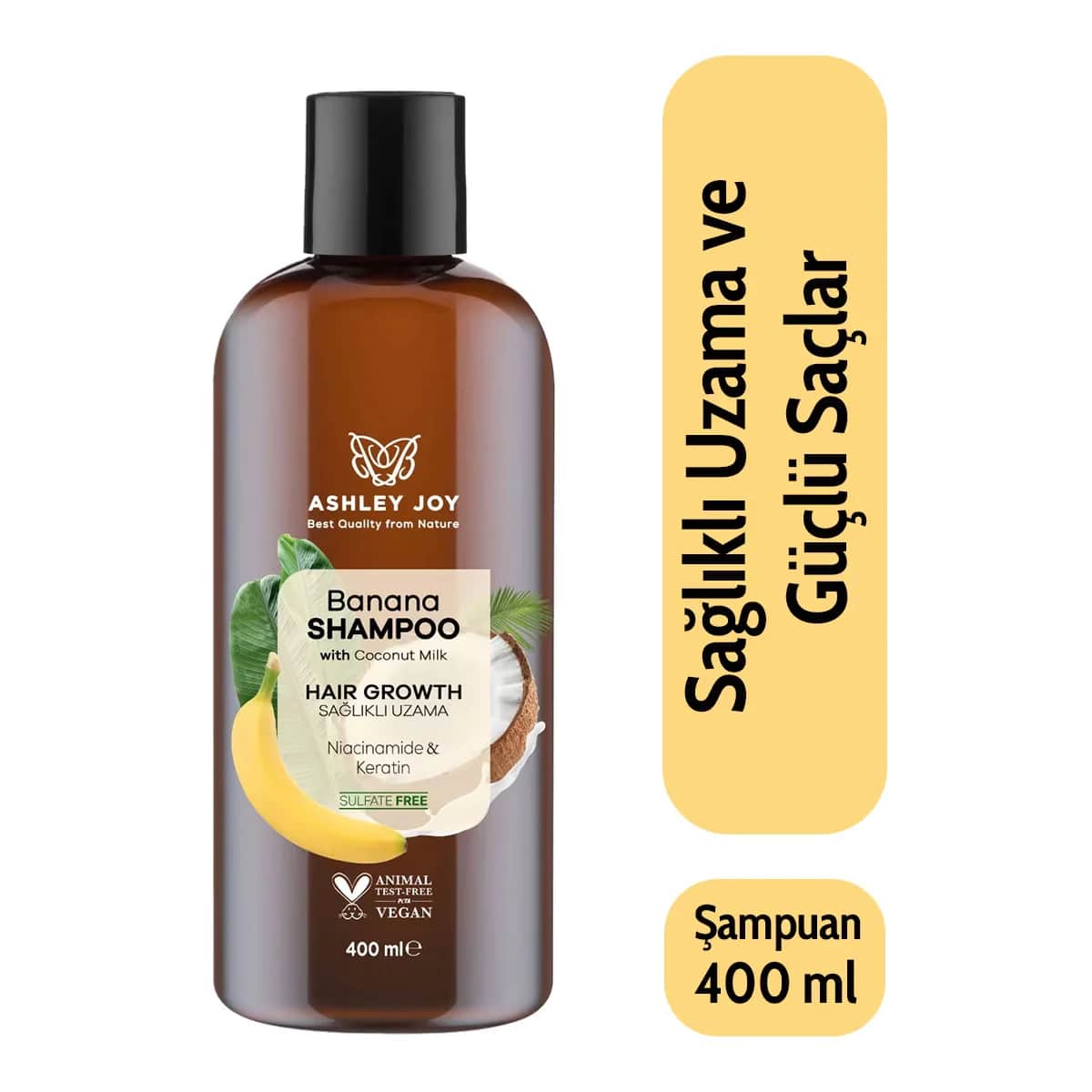 Ashley Joy Bananenshampoo 400ml