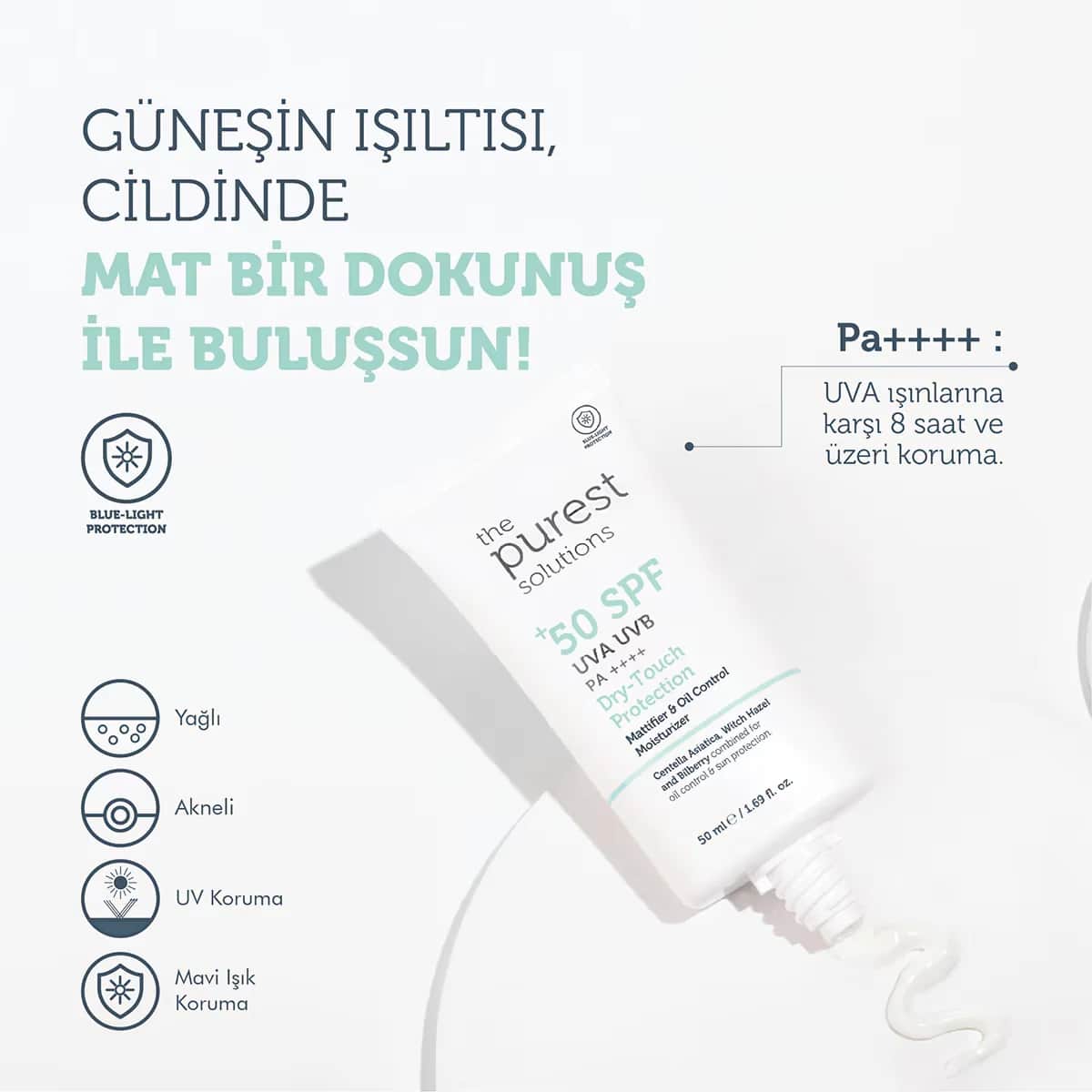 Die reinsten Lösungen SPF 50 Dry Touch Sonnencreme 50ml