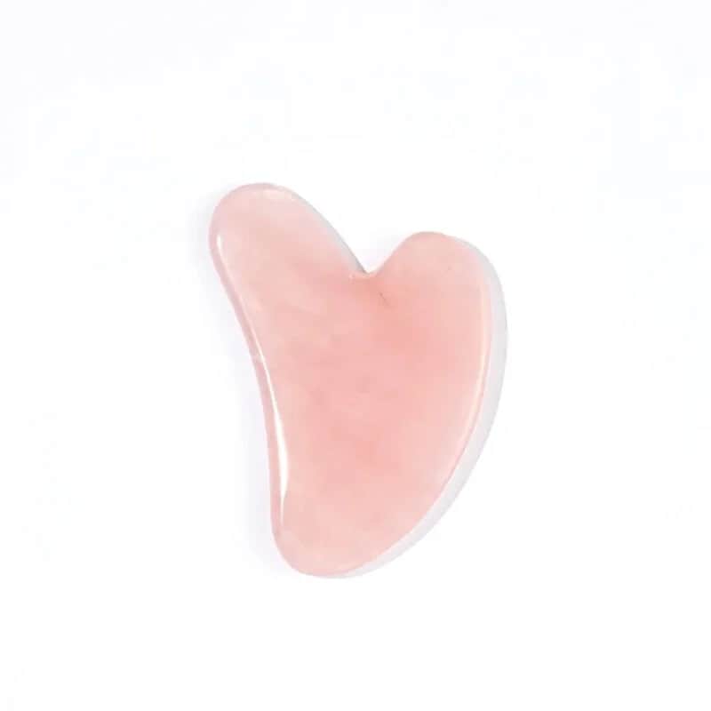 Pelcare Rosenquarz Herz Gua Sha Werkzeug für strahlende Haut